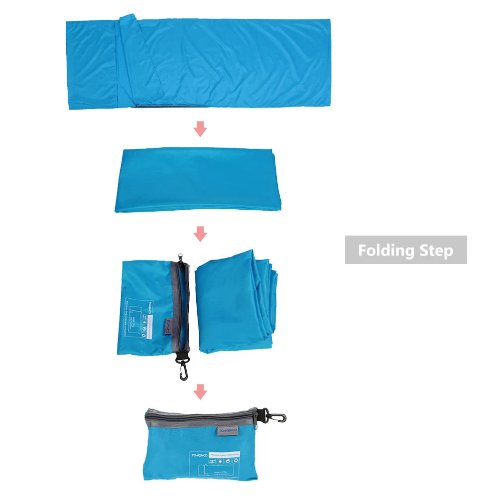 Portable Sleeping Bag Liner with Pillowcase | 70x210CM