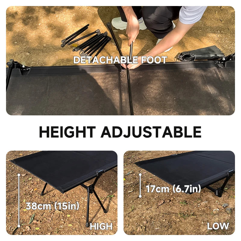 Mesh Camping Bed | Ultralight Durable Tent Cot & Folding Sleeping Bed