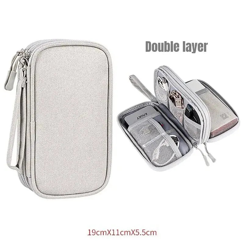 Travel Organizer Bag | Portable Waterproof Double Layers Storage