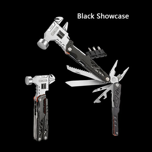 Multifunctional Folding Wrench Hammer Pliers | All-in-One Camping Tool