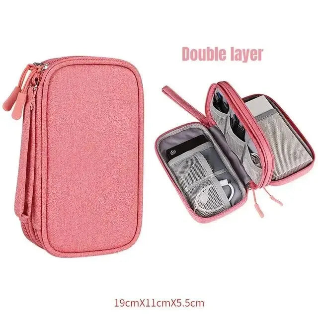 Travel Organizer Bag | Portable Waterproof Double Layers Storage