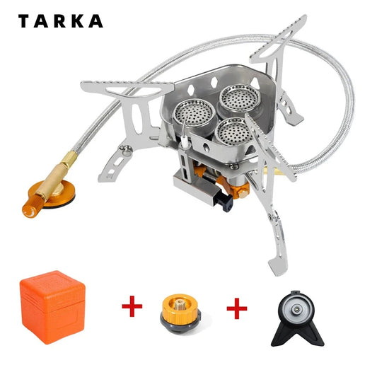 5800W 3 Heads Folding Camping Gas Stove | High Power Outdoor Burner