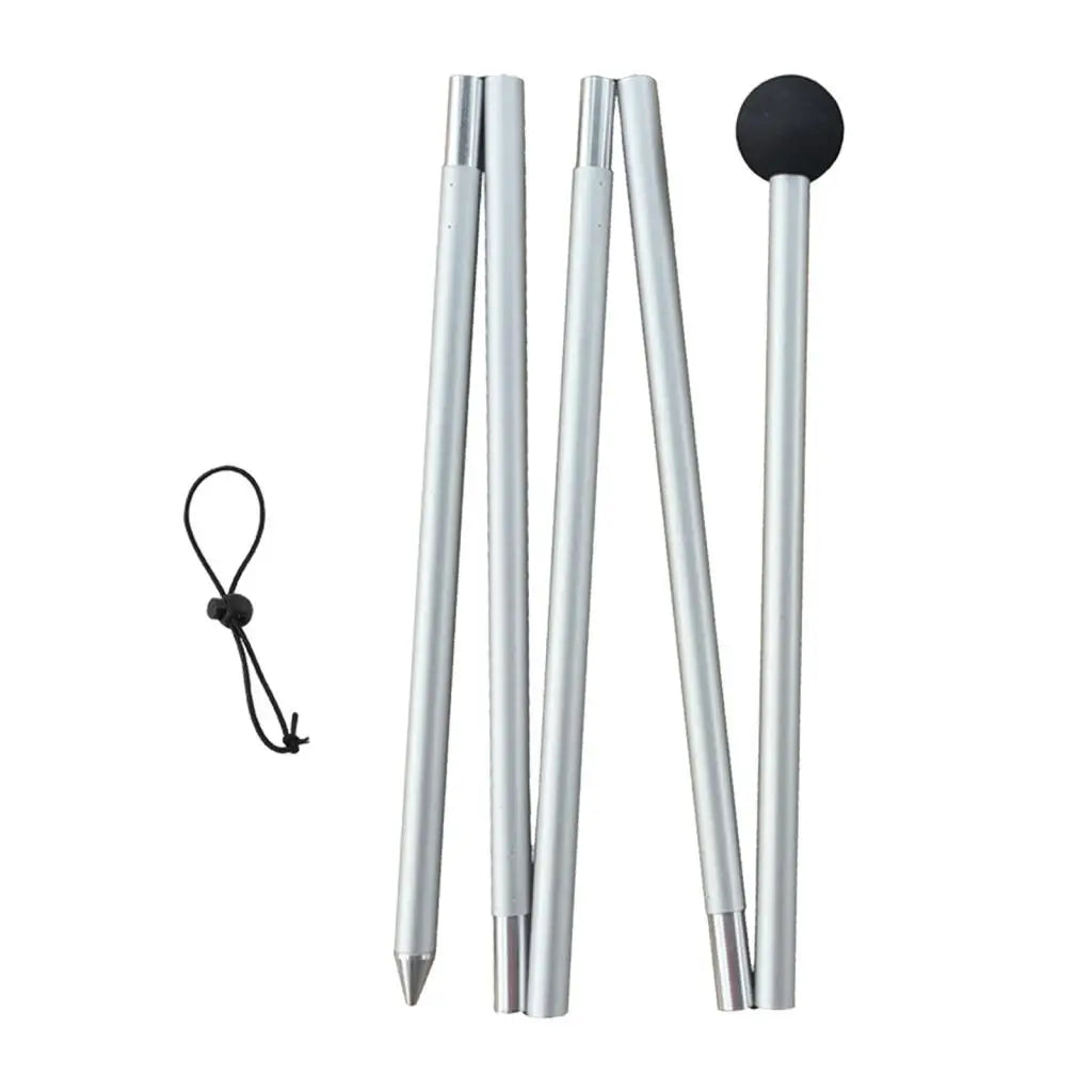 Telescoping Aluminum Alloy Tent Poles | 1.6M/2M Folding Rods