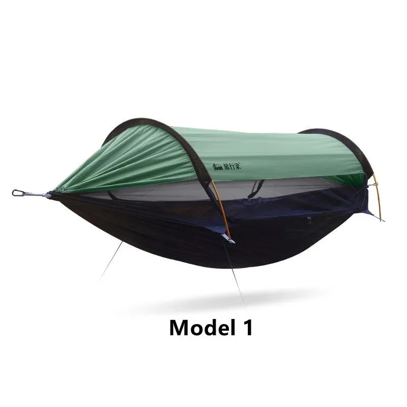 Hammock | Anti-Rollover, Sun Shading & Anti-Mosquito Single or Double Person