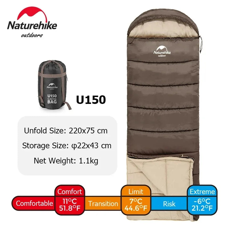 Ultralight Waterproof Envelope Sleeping Bag | Cotton Quilt