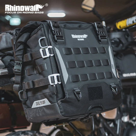 Waterproof 35L Motorcycle Side Bag | Anti-Fall Travel Luggage