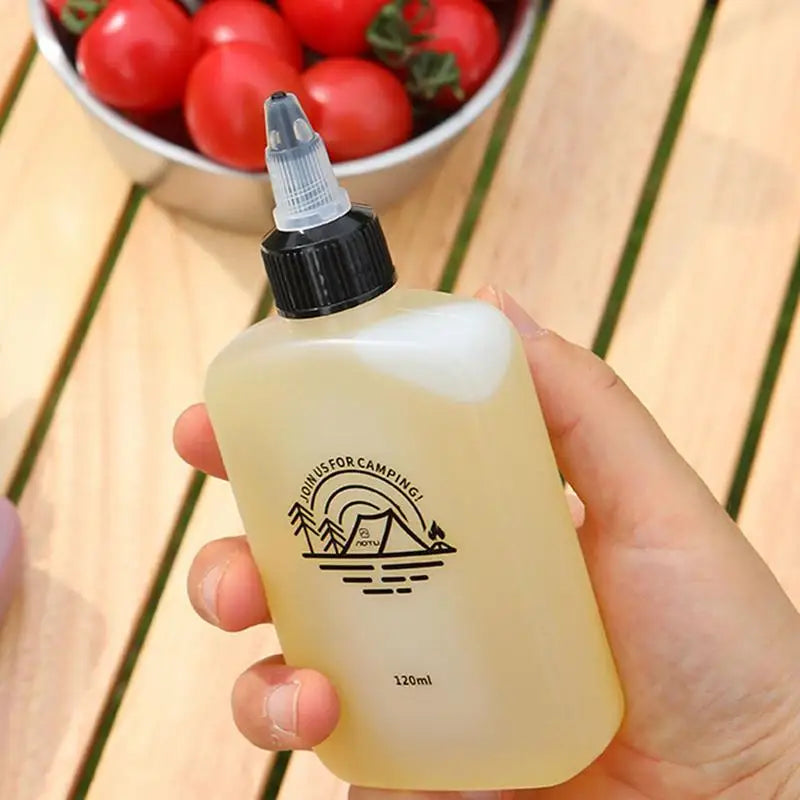 Portable 120ml Camping Seasoning Squeeze Bottle | HDPE Oil Dispenser