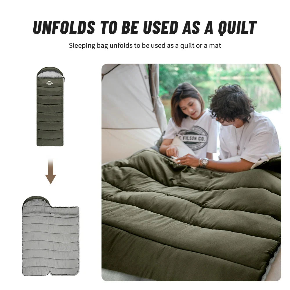Ultralight Waterproof Envelope Sleeping Bag | Cotton Quilt