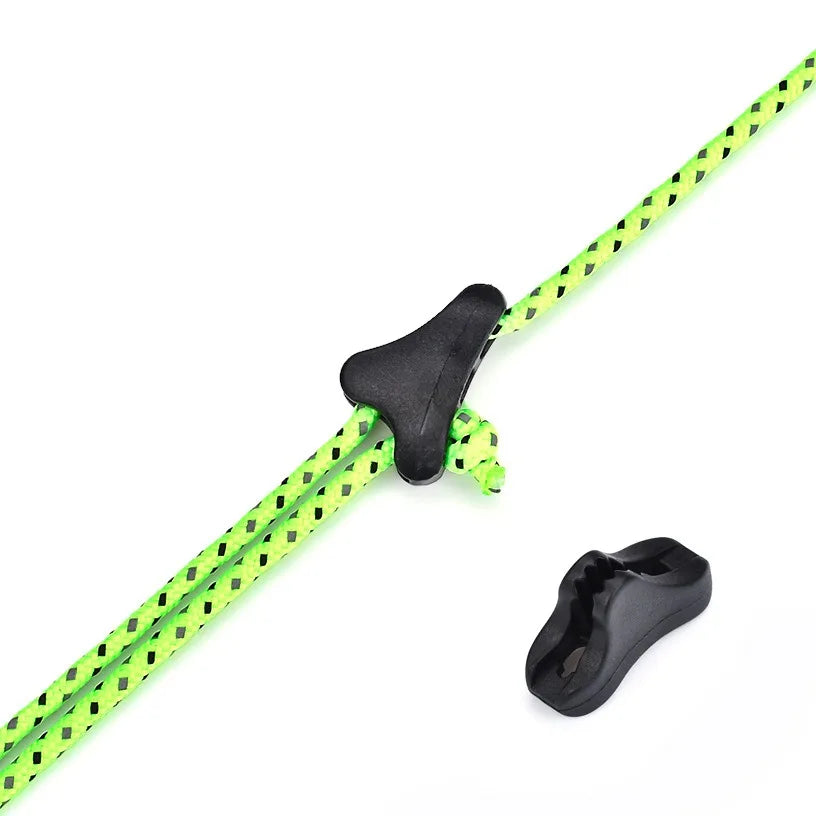 Triangular Paracord Buckles 10 Pieces | Anti-Skid Tent Accessory