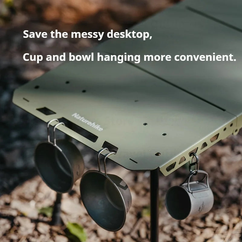 Multifunctional Camping Table | Adjustable Height Portable Folding Table