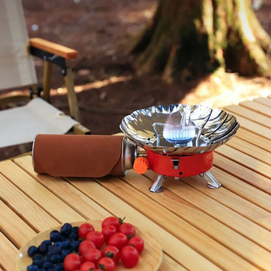 Windproof Portable Mini Card Camping Stove | Outdoor Burner