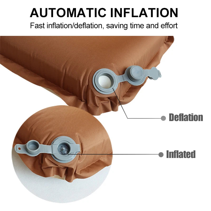 Portable Self-Inflating Sleeping Pillow | 3D Ultralight Sponge