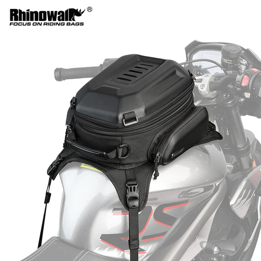 Motorcycle Tank Saddle Bag Backpack | Hardshell 15L-18L Universal Fit