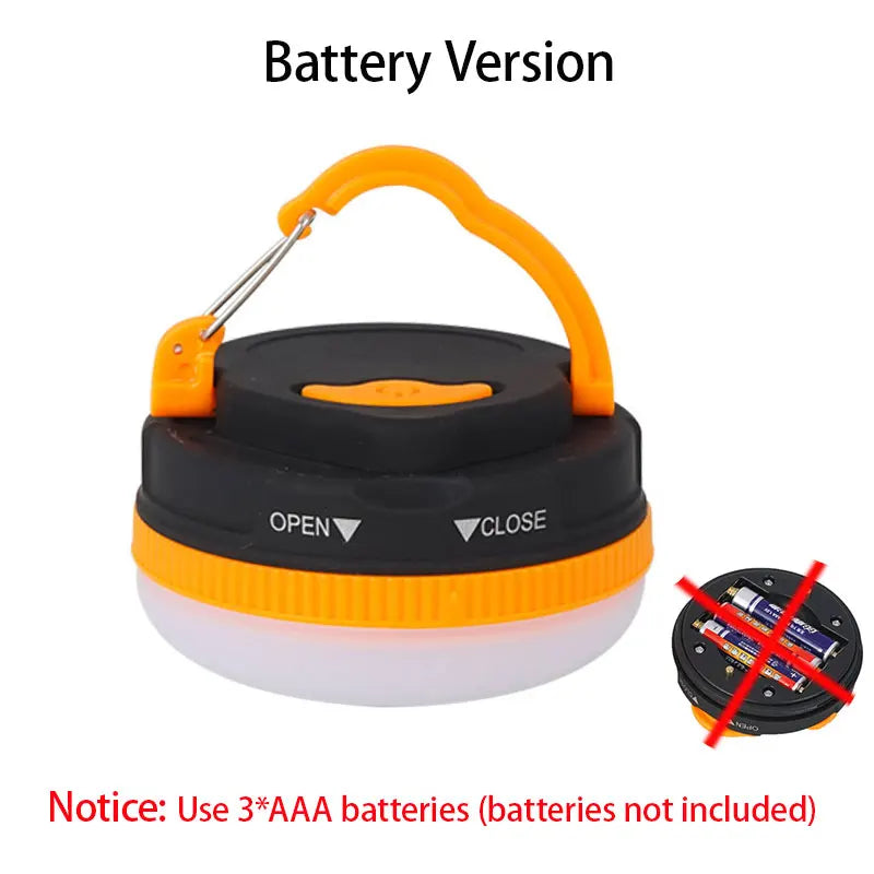 LED Lantern Portable Camping Light | 3 Lighting Modes & Magnetic Tent Lamp