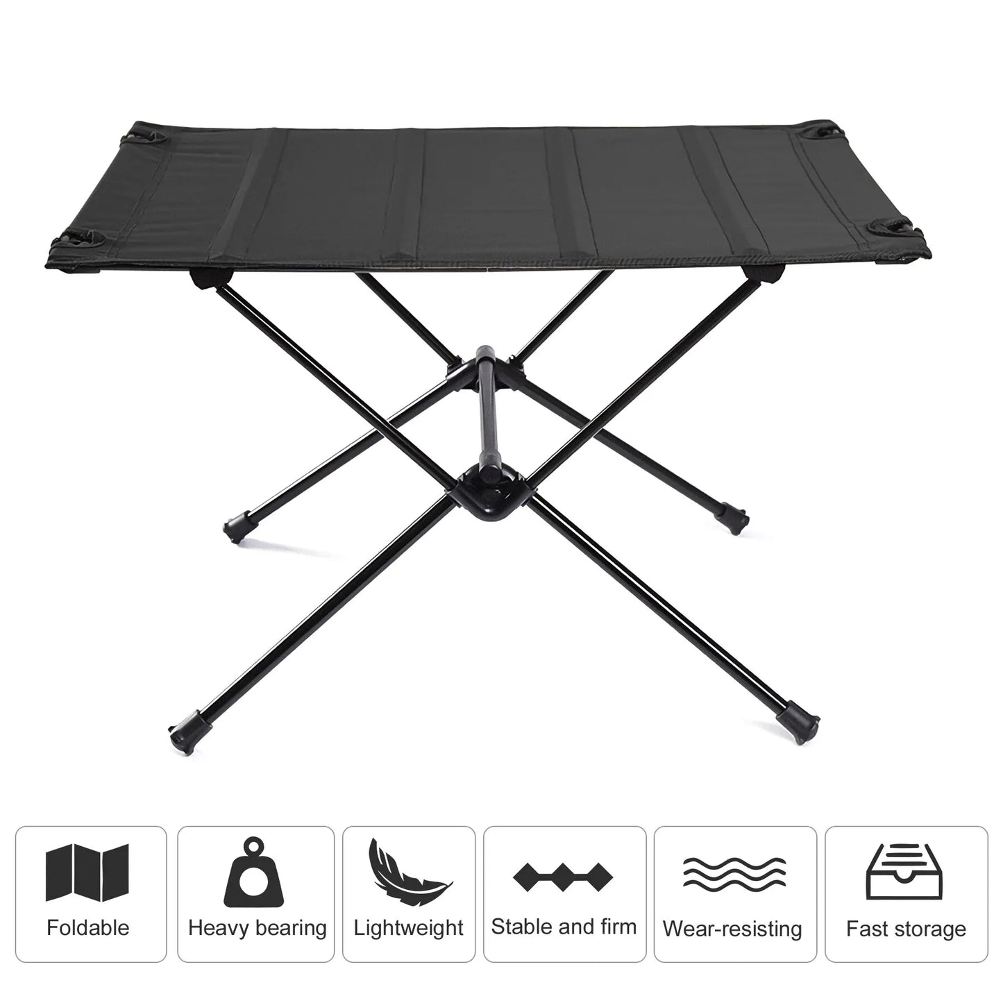 Camping Folding Table | Lightweight 1680D Oxford Roll-Up Table