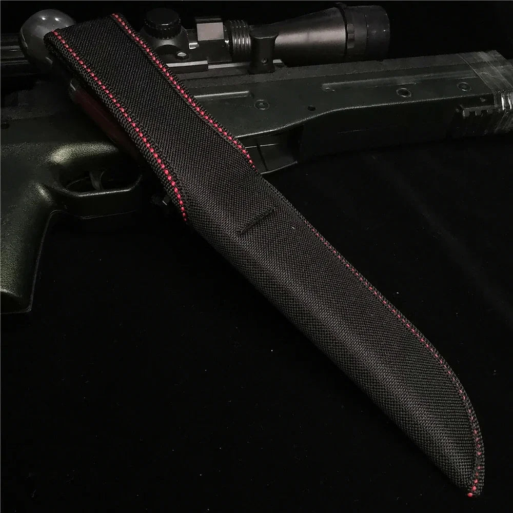 Sharp Stainless Steel Outdoor Knife | Nylon Sheath