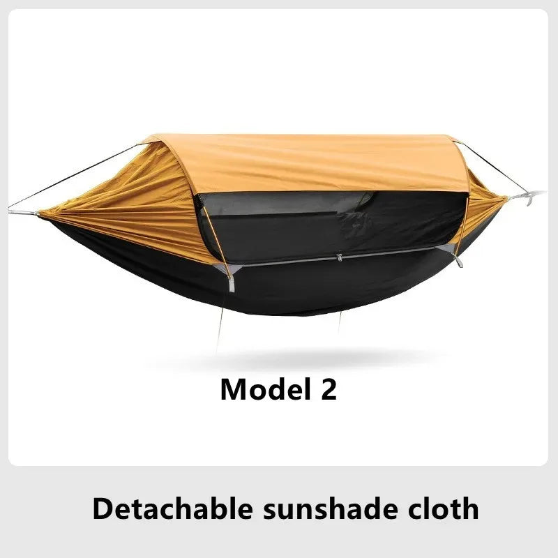 Hammock | Anti-Rollover, Sun Shading & Anti-Mosquito Single or Double Person