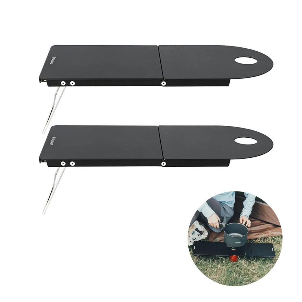 Ultralight Folding Aluminum Camping Gas Burner Rack Table (191g)