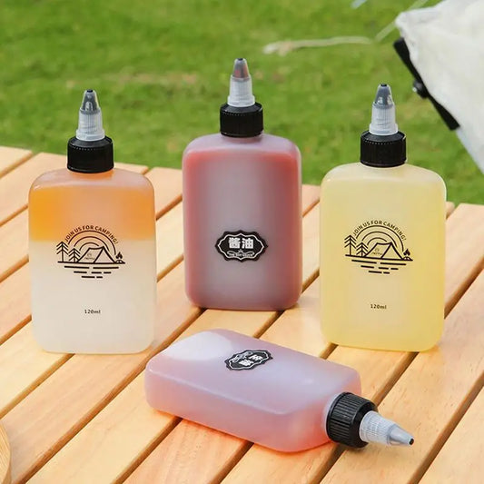Portable 120ml Camping Seasoning Squeeze Bottle | HDPE Oil Dispenser