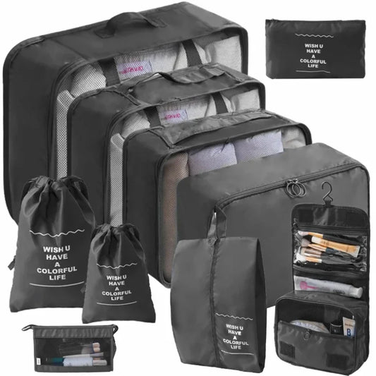 Travel Organizer Storage Bags Set | Portable Packing Cubes for Luggage