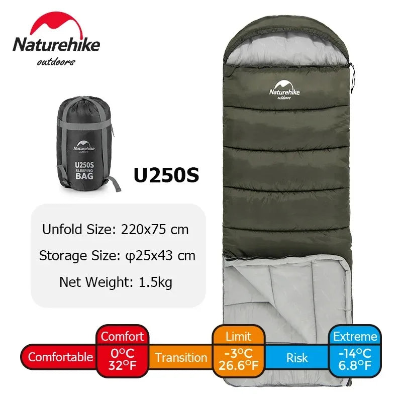 Ultralight Waterproof Envelope Sleeping Bag | Cotton Quilt