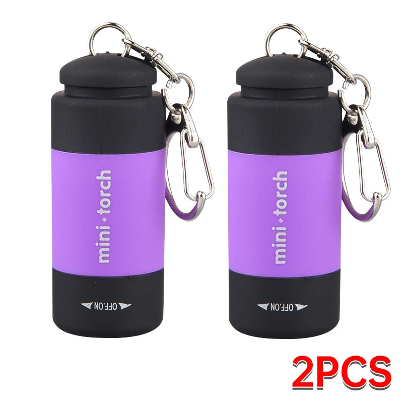 Outdoor Keychain Flashlight | Mini LED Pocket Flashlight for Camping & Emergencies