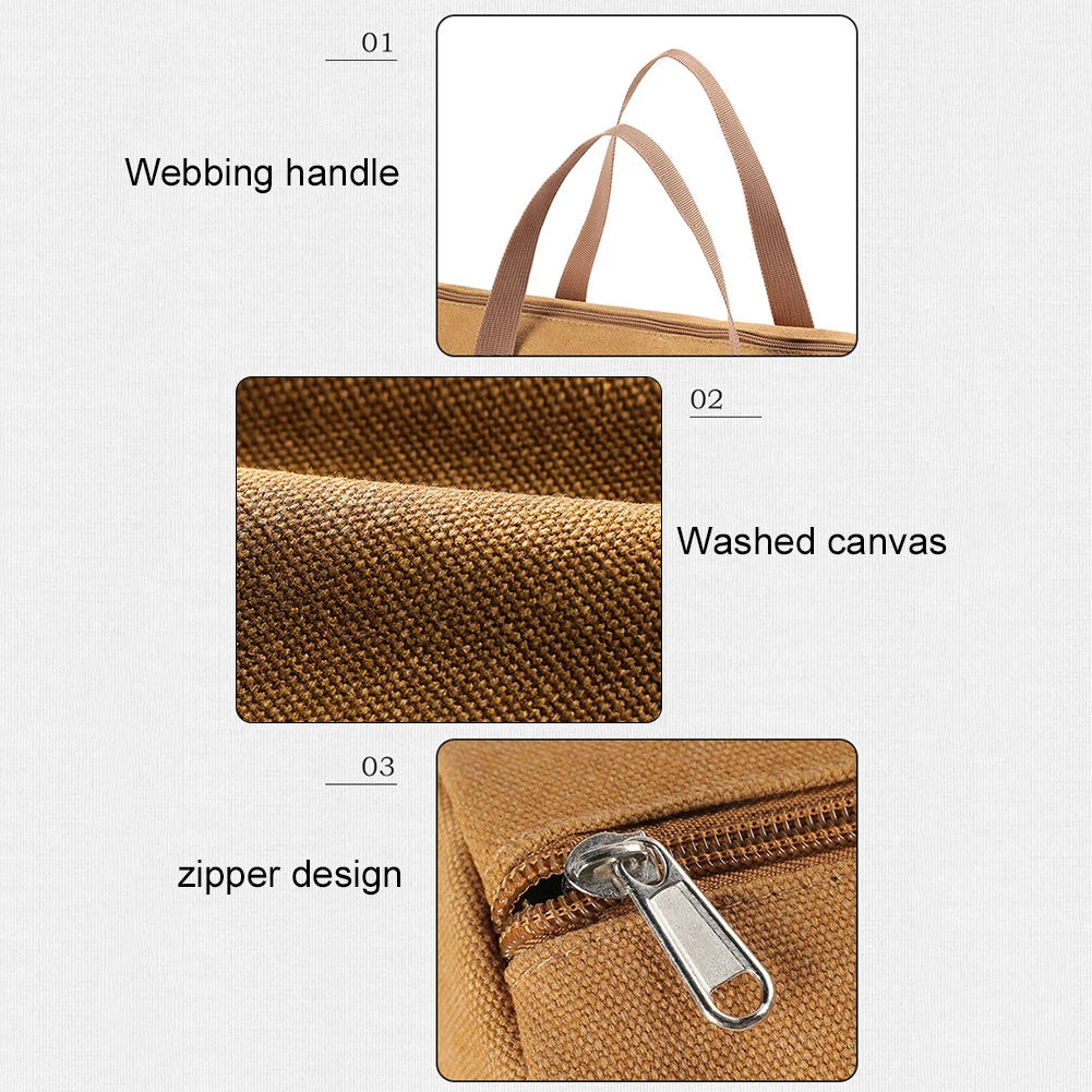 Large Capacity Camping Tool Organizer Bag | Tent Peg & Ground Nail Holder