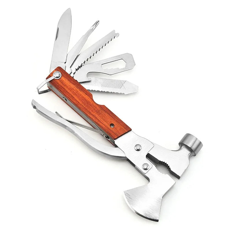 Multifunctional Axe Hammer Multi-Tool | Camping & Life-Saving Tool