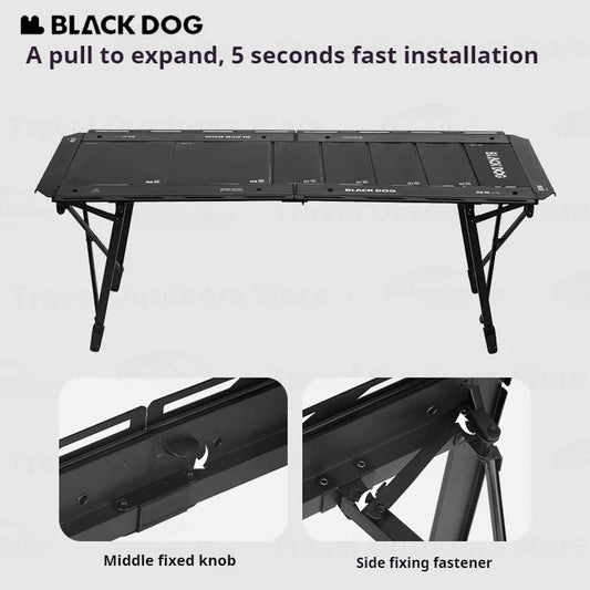 Adjustable Folding Camping Table | Modular Portable Aluminum Alloy Table