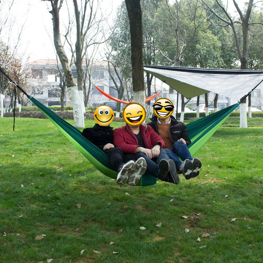 Portable Nylon Parachute Fabric Camping Hammock