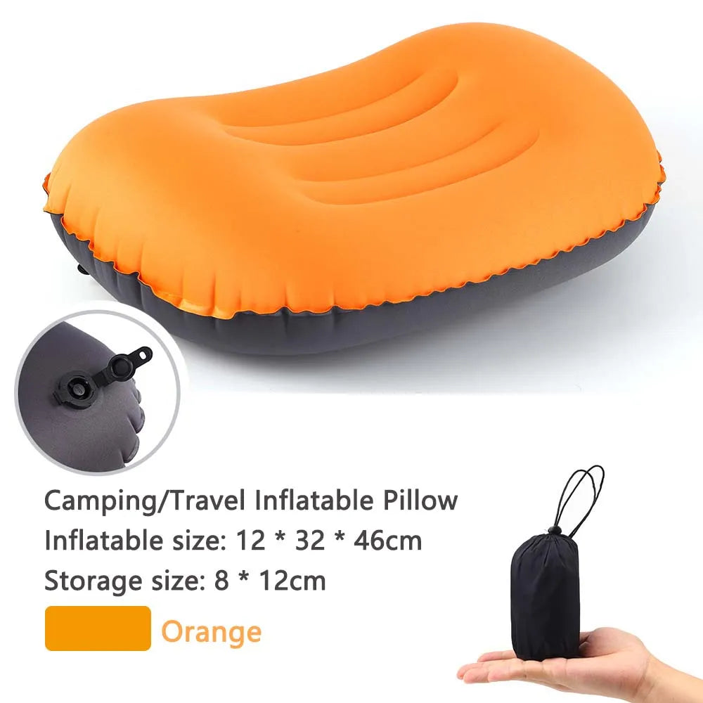 Inflatable Pillow | Outdoor Compressible Folding Air Cushion