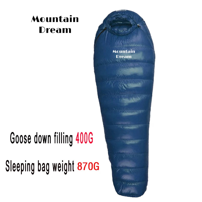 White Goose Down Mummy Sleeping Bag | Three Seasons