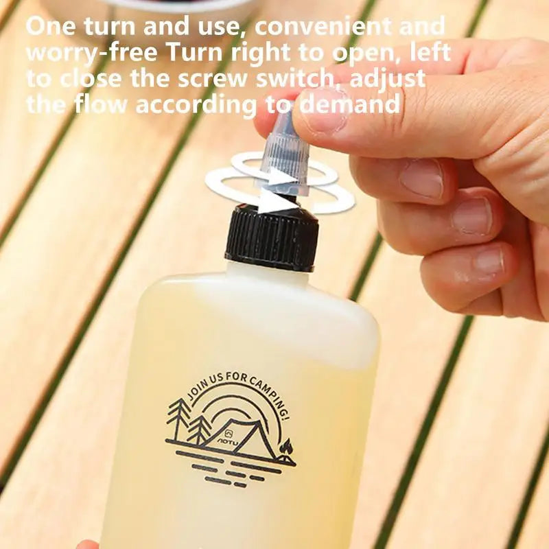 Portable 120ml Camping Seasoning Squeeze Bottle | HDPE Oil Dispenser
