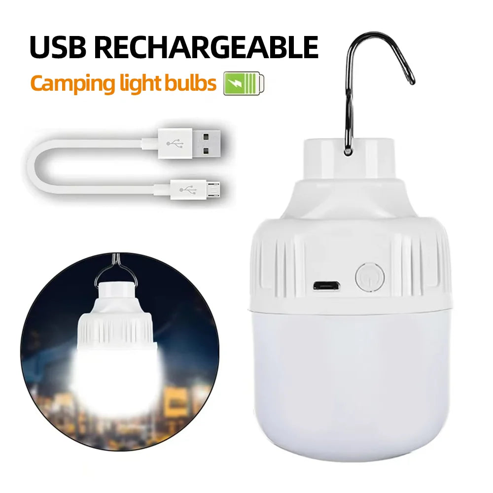 Portable USB LED Camping Light | Multifunctional Outdoor Emergency Hanging Tent Lamp
