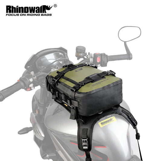 Rhinowalk Motorcycle Tank Bag | Waterproof 6L/8L/10L Front Bag & Backpack