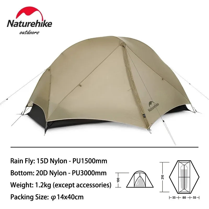 Mongar UL Ultralight 1-2 Person Camping Tent | 15D Waterproof