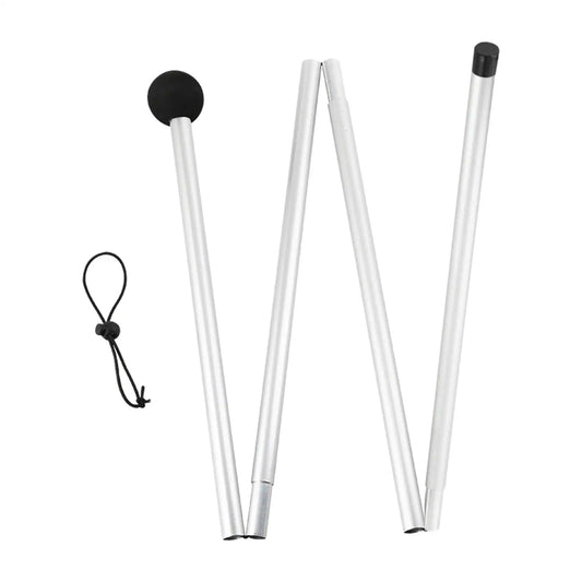 Telescoping Aluminum Alloy Tent Poles | 1.6M/2M Folding Rods