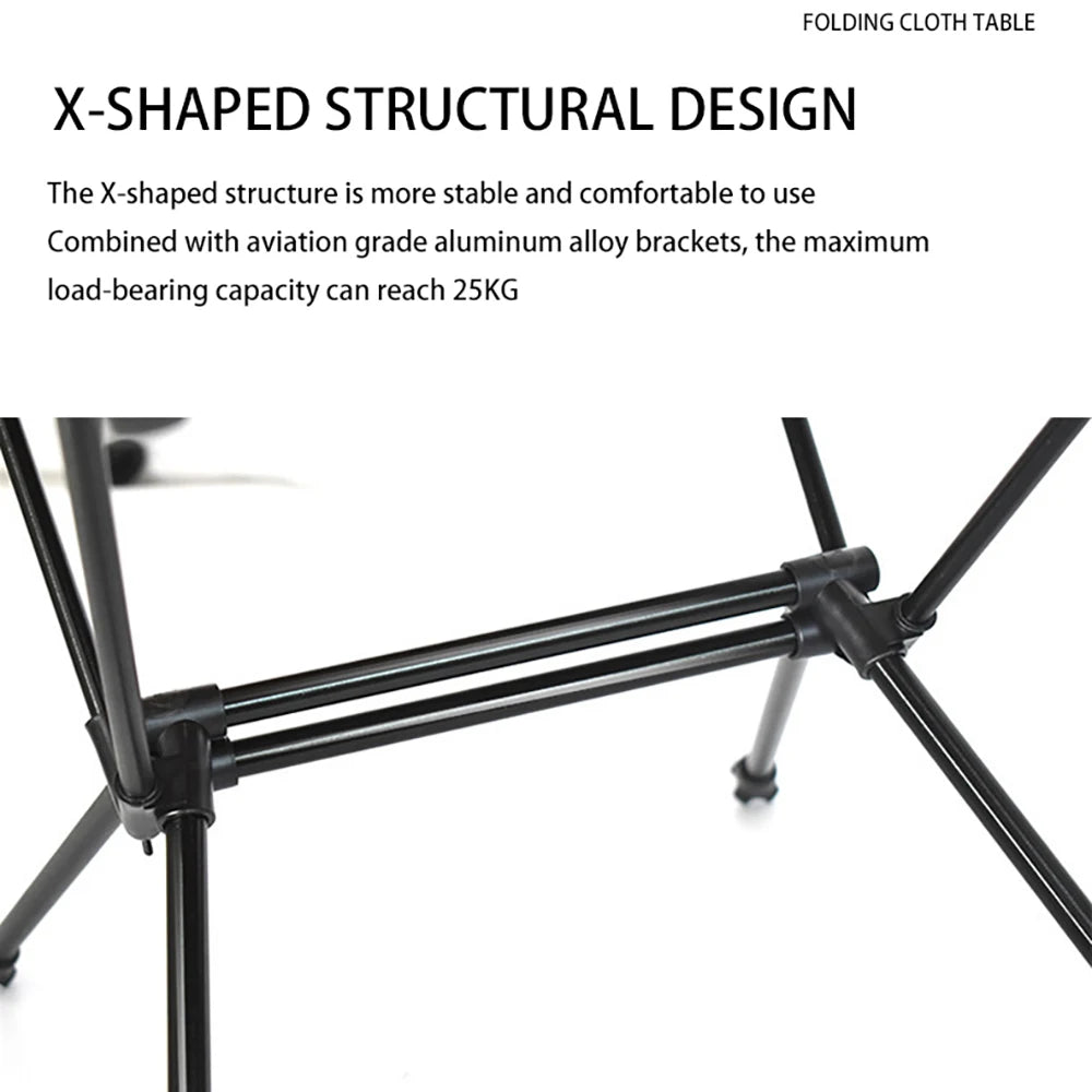 Camping Oxford Fabric Table | Lightweight Folding Outdoor Table