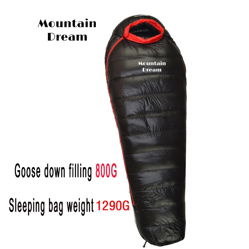 White Goose Down Mummy Sleeping Bag | Three Seasons