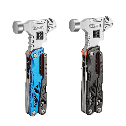 Multifunctional Folding Wrench Hammer Pliers | All-in-One Camping Tool