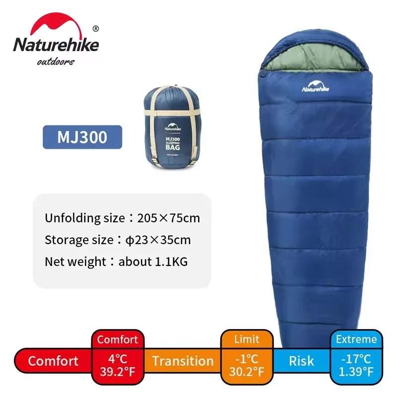 Mummy Sleeping Bag | Lightweight Cotton for Winter Camping