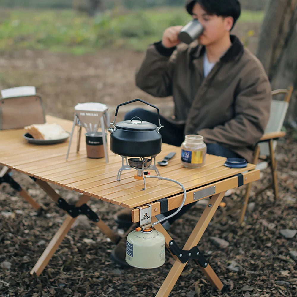Hang Gas Canister Hook | Stainless Steel Camping Table & Stove Tank Hanger