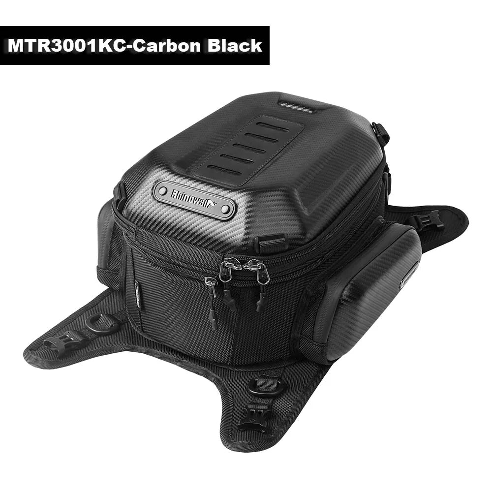 Motorcycle Tank Saddle Bag Backpack | Hardshell 15L-18L Universal Fit