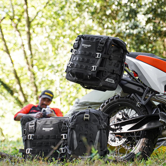 Waterproof 35L Motorcycle Side Bag | Anti-Fall Travel Luggage
