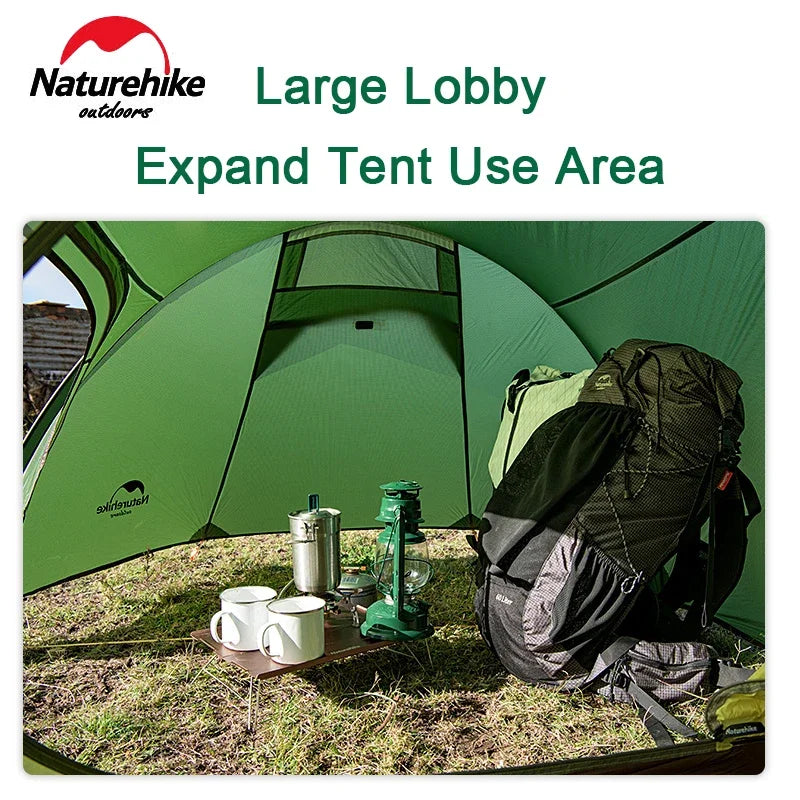 Ultralight Opalus Tunnel Double Tent | Camping Tent for 2-4 Persons