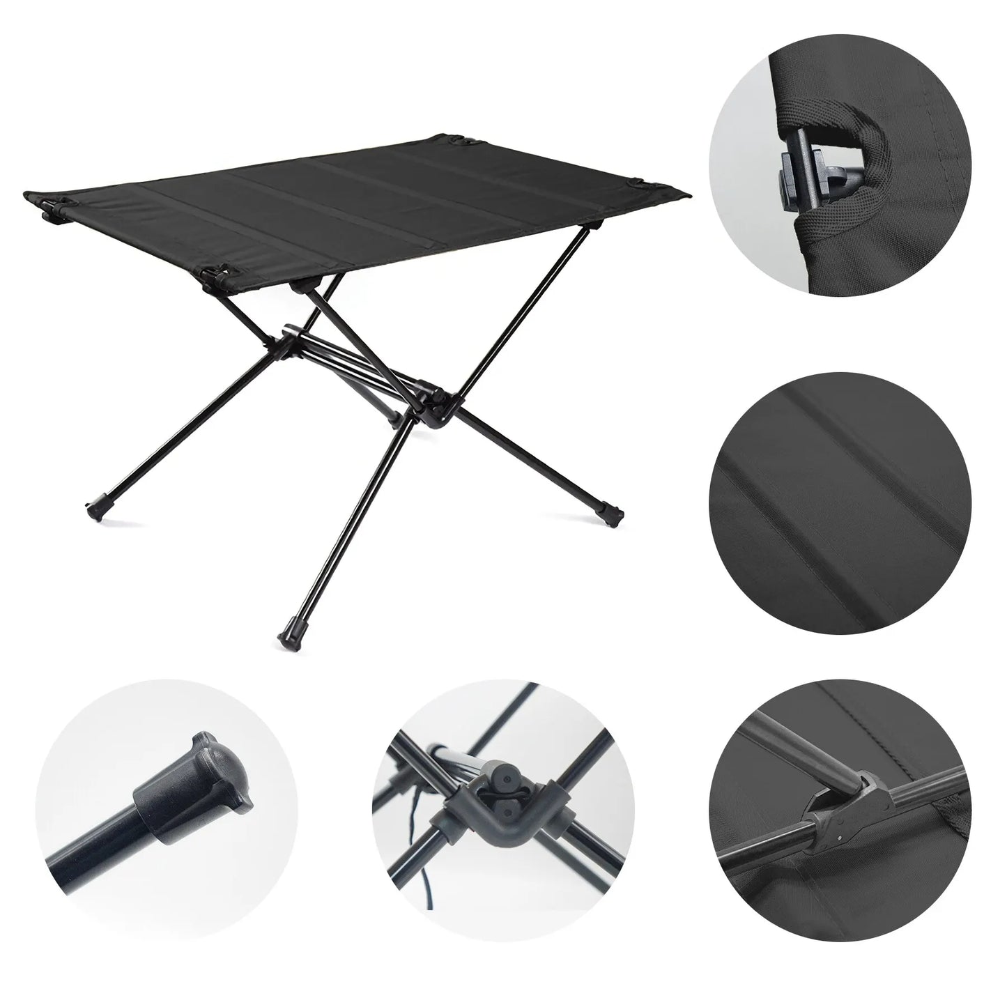 Camping Folding Table | Lightweight 1680D Oxford Roll-Up Table