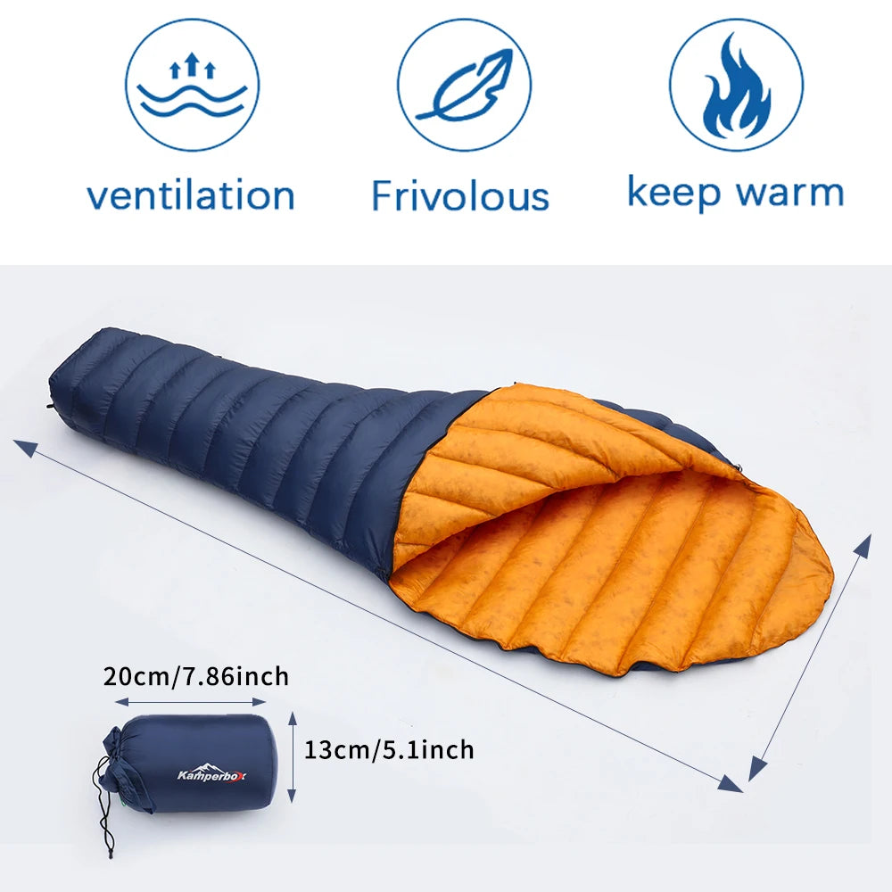 Ultralight Down Sleeping Bag | Camping Outdoor Sleeping Bag UL250