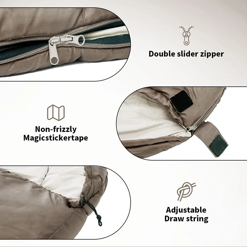 Mummy Sleeping Bag | Lightweight Cotton for Winter Camping