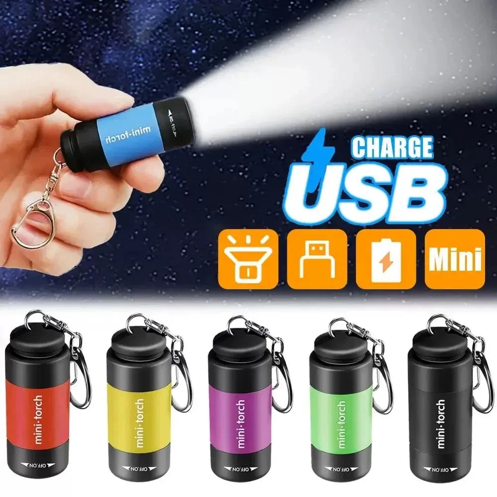 Outdoor Keychain Flashlight | Mini LED Pocket Flashlight for Camping & Emergencies