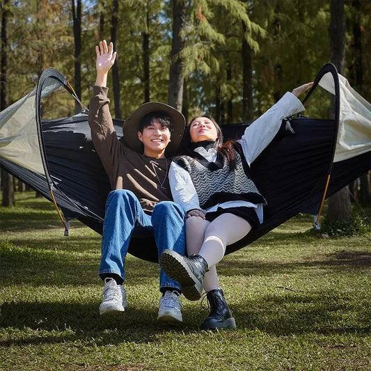 Hammock | Anti-Rollover, Sun Shading & Anti-Mosquito Single or Double Person